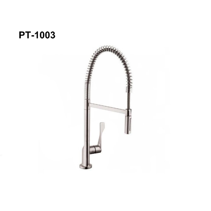 Semi-Pro Kitchen Faucet, Stainless steel