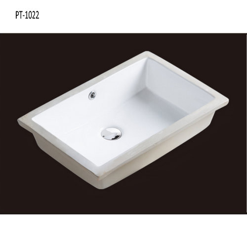 21" Uncermount Rectangular Ceramic Sink