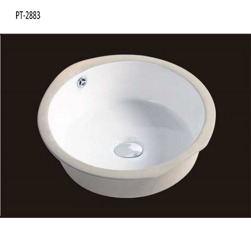 16" Undermount Rectangualr Ceramic White Sink