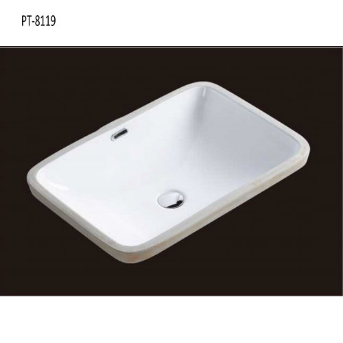 23" Undermount Ceramic White Sink