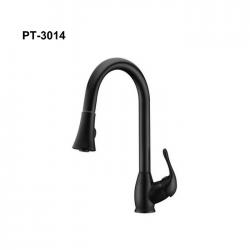 Brass High Quality Industrial Pop Up Pull Down Kitchen Faucet