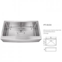 Apron Farmhouse Handmade Stainless Steel Kitchen Sink