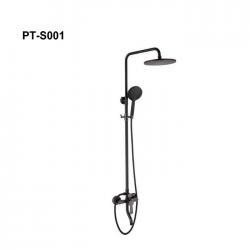 Wall Mounted Black Shower